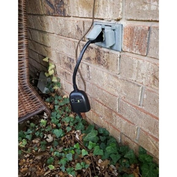 Outdoor Smart Plug, Smart Home Wi-Fi Outlet Timer, Max Load 15A/1875W, IP64 - Picture 2 of 2